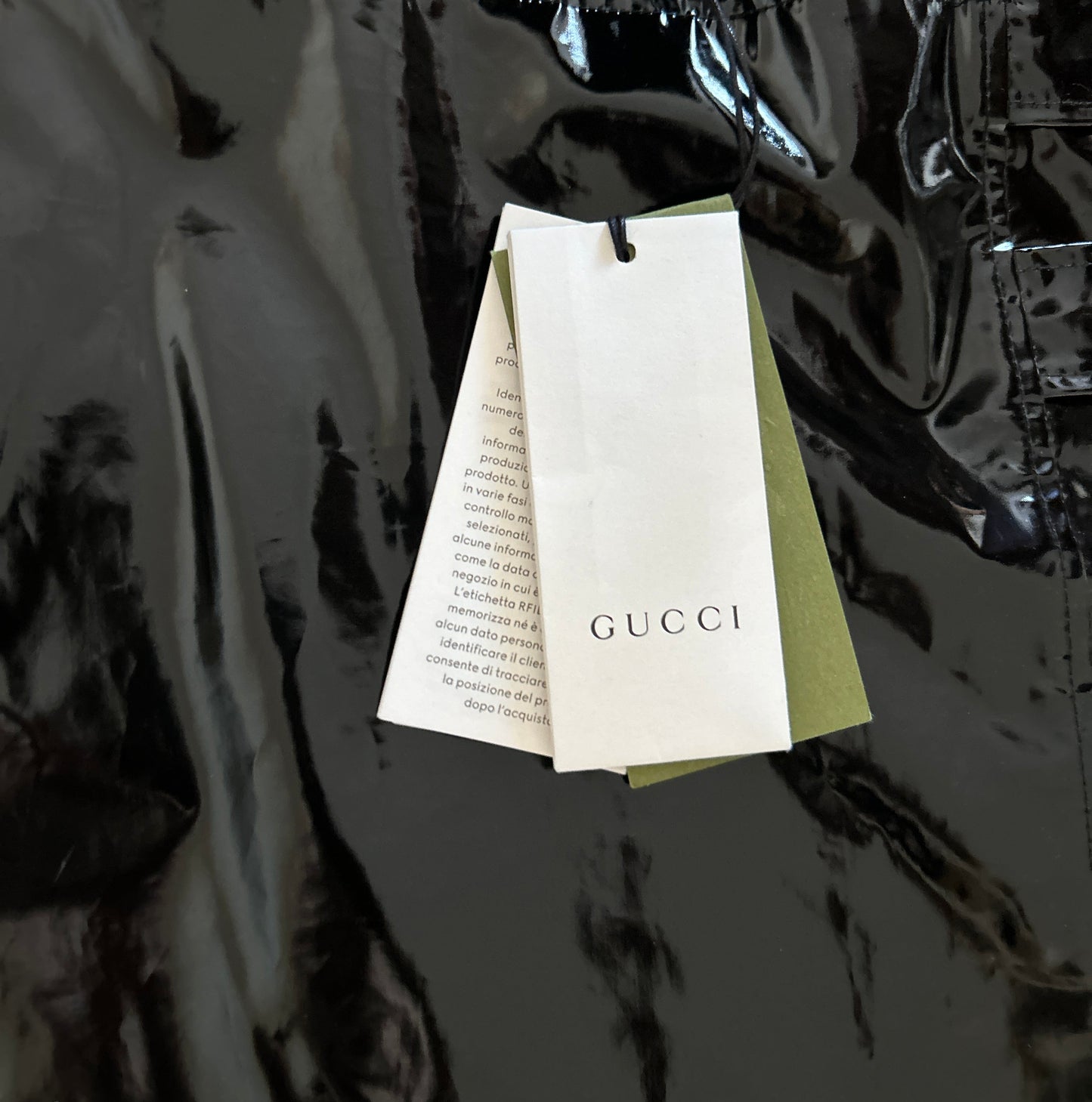 Gucci PVC kilt