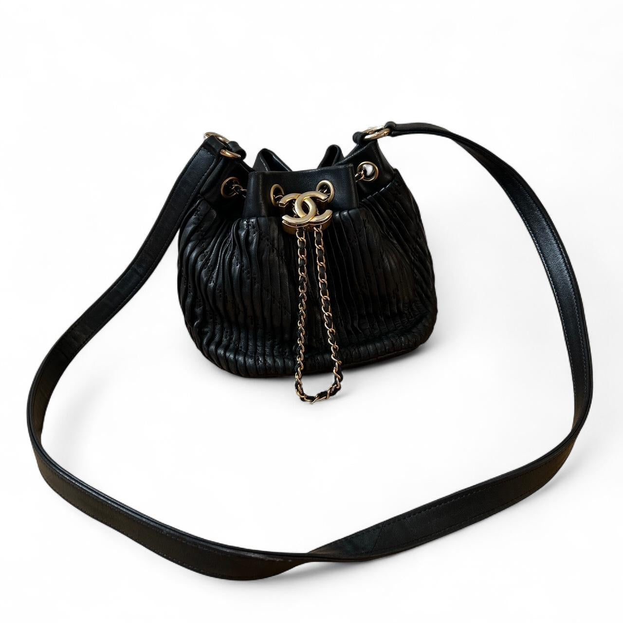 Chanel Coco mini pleated handbag