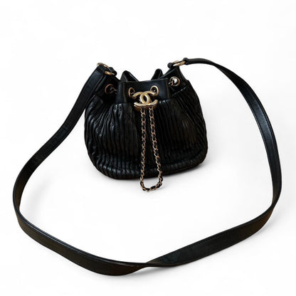 Chanel Coco mini pleated handbag