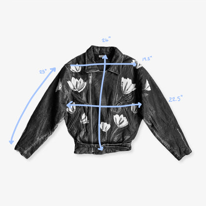 Blousy biker