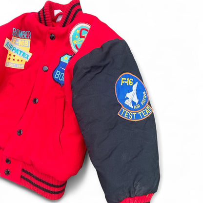 Jordache patched bomber jacket