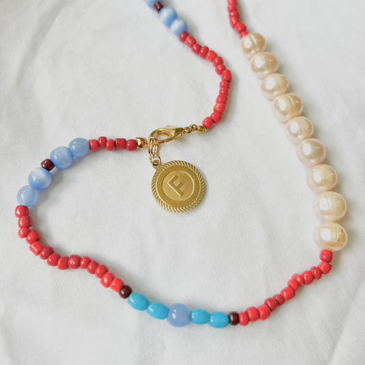 Francine X Re-thread necklace
