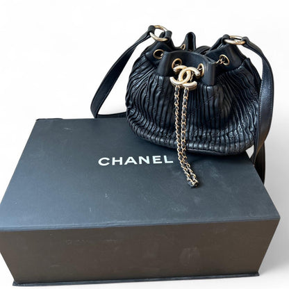 Chanel Coco mini pleated handbag