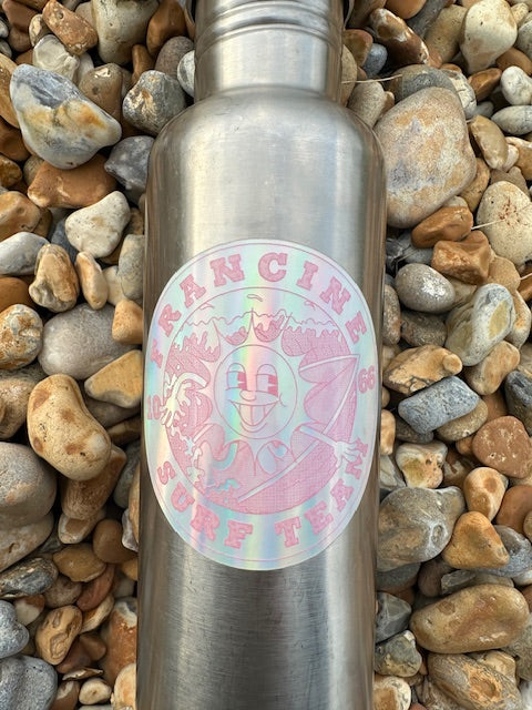 Francine holographic eco sticker